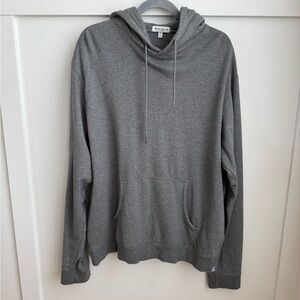 Peter Millar Men's Gray Hooded Pullover Sweatshirt